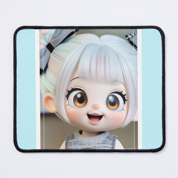 Item preview, Cheerful Modern Chibi Girl Portrait designed and sold by Nicole_83.