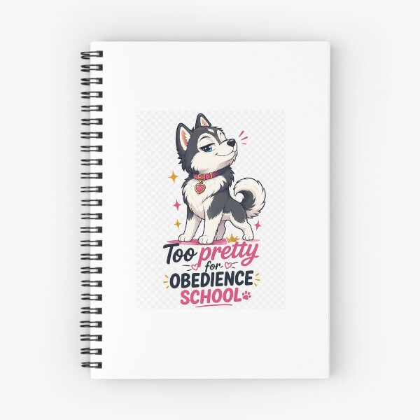 Item preview, Too Pretty for Obedience School – Sassy Husky designed and sold by Badis23.