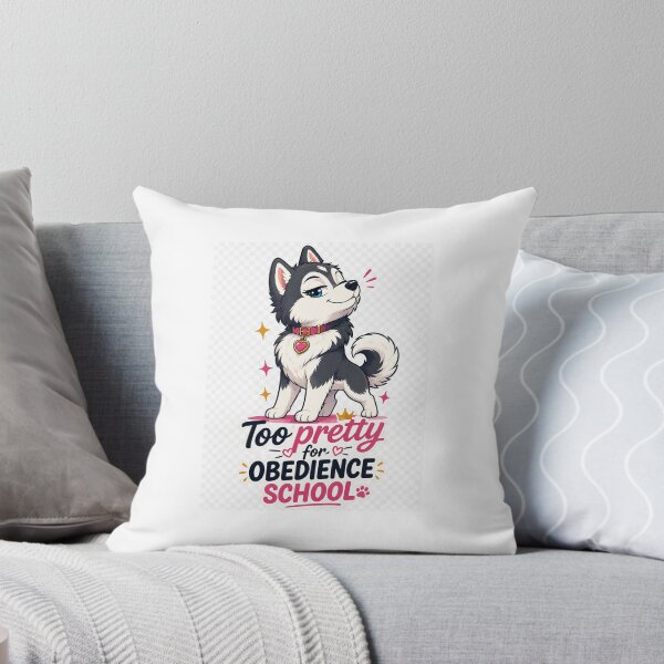 Item preview, Too Pretty for Obedience School – Sassy Husky designed and sold by Badis23.