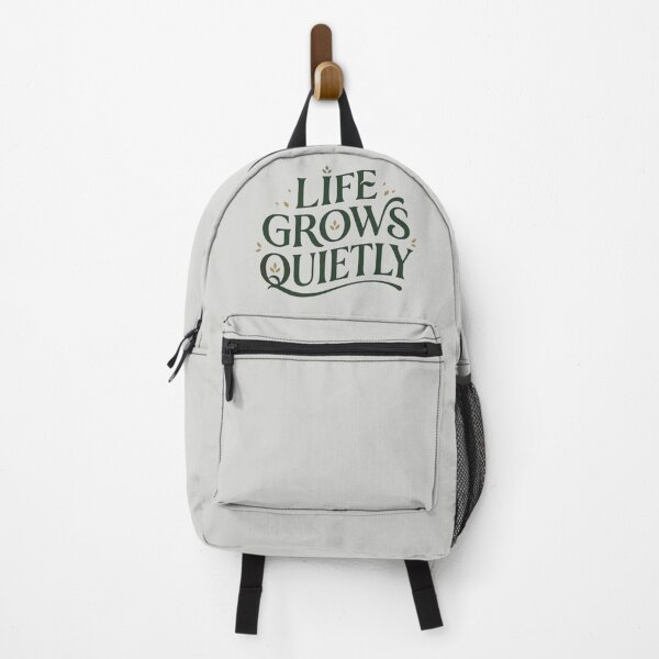 Item preview, Life Grows Quietly Nature Design designed and sold by Amr Darwish Graphic designer.