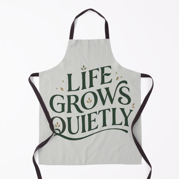 Item preview, Life Grows Quietly Nature Design designed and sold by Amr Darwish Graphic designer.