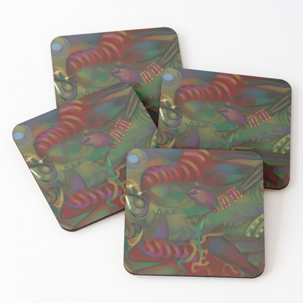 Item preview, Colorful Abstract Creature Design designed and sold by Catsi-Nook-Art.