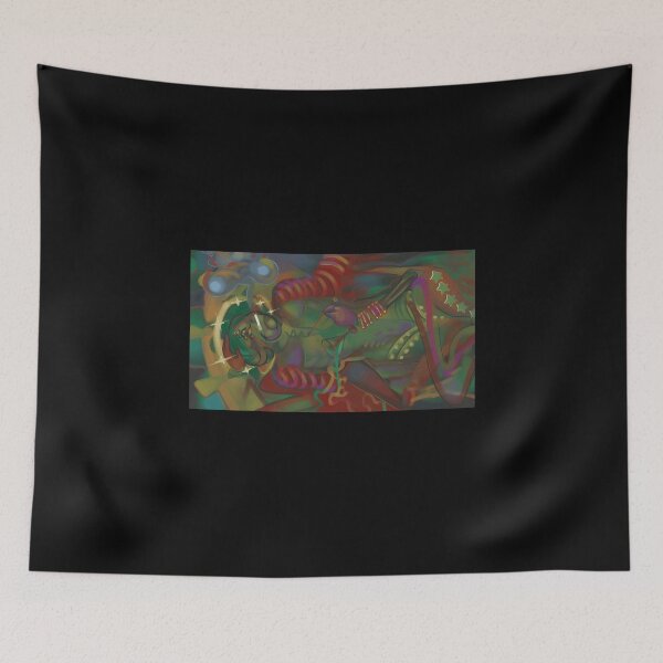 Item preview, Colorful Abstract Creature Design designed and sold by Catsi-Nook-Art.