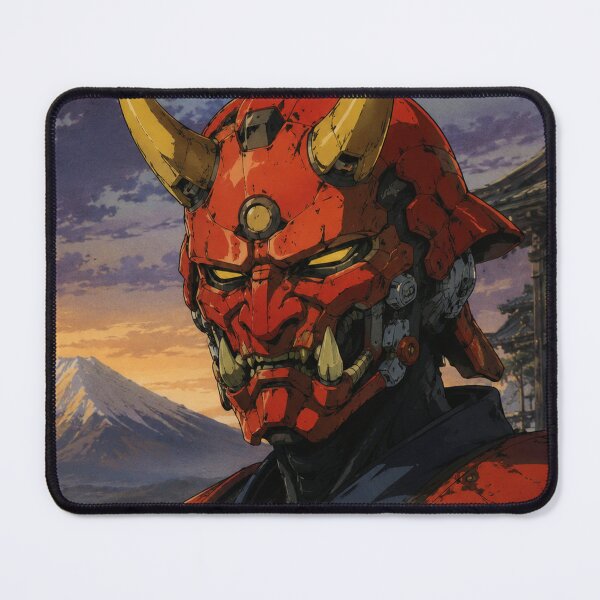 Item preview, Japanese Mecha Oni Mount Fuji Sunset designed and sold by bapupa.