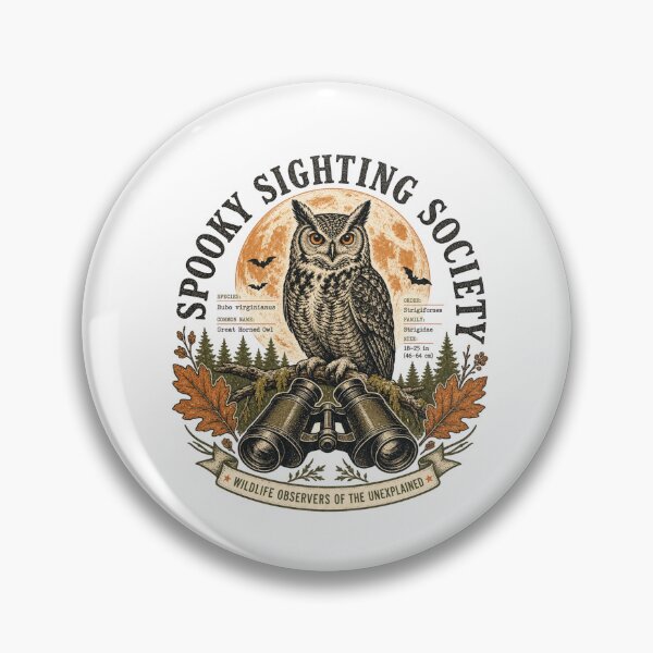 Item preview, Halloween Bird Watching Spooky Birder Club Design designed and sold by JansenGS.