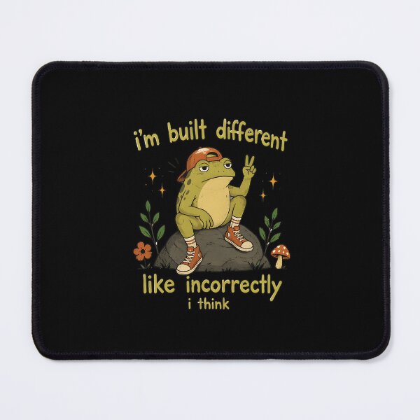 Item preview, Funny Frog 'I'm Built Different Like Incorrectly' designed and sold by felixpalette.