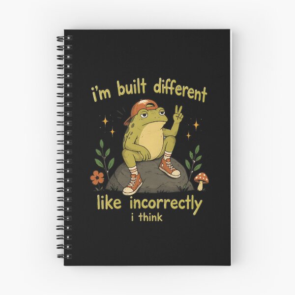 Item preview, Funny Frog 'I'm Built Different Like Incorrectly' designed and sold by felixpalette.