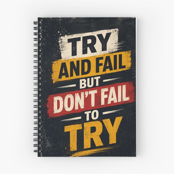 Item preview, Try and Fail, But Don´t Fail to Try designed and sold by Sketch-Shack.