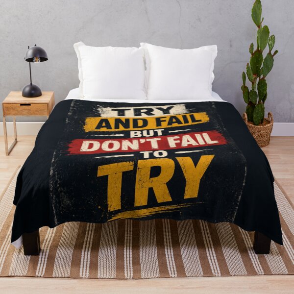 Item preview, Try and Fail, But Don´t Fail to Try designed and sold by Sketch-Shack.