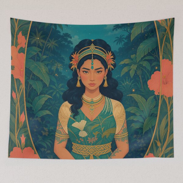 Item preview, Wild Tropical Island: Polynesian Princess designed and sold by FriskyLemur.