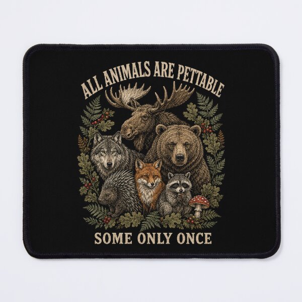 Item preview, wildlife vintage woodland animals and forest art designed and sold by ROUX-ART.