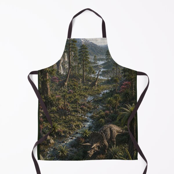 Item preview, Prehistoric Forest Landscape with Dinosaurs designed and sold by Vaelia.