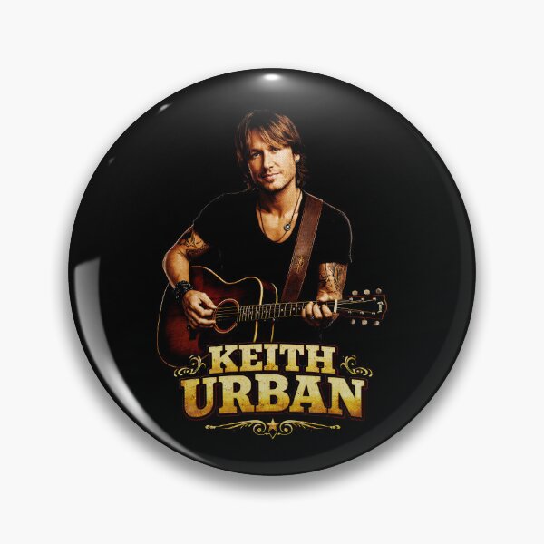 Item preview, Keith Urban Country Music Guitarist Vintage Style T-Shirt Design designed and sold by bilgeoisa.