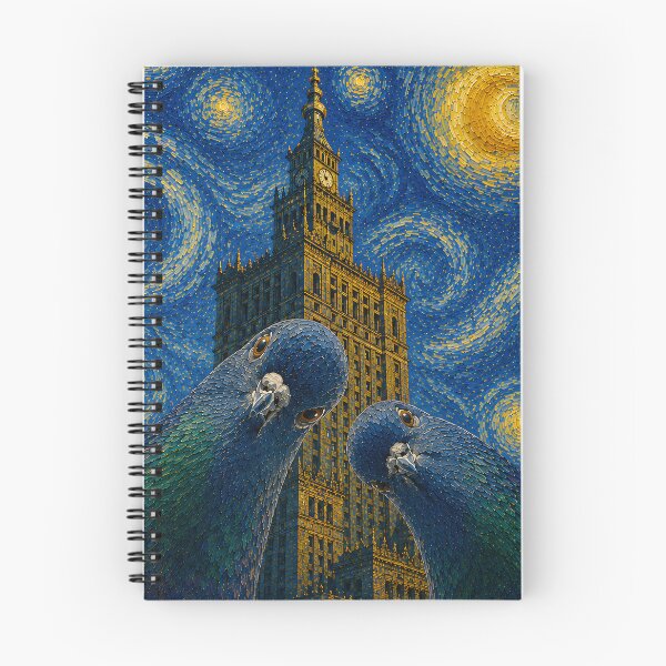 Item preview, Pigeons in front of the Palace of Culture and Science in Warsaw designed and sold by YanaZayikinaArt.