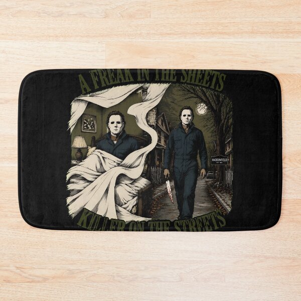 Item preview, Michael Myers Tshirts A Freak In The Sheets Killer On The Streets Halloween Halloween Horror Movie Spooky Season designed and sold by Hydlaaksmndriss.