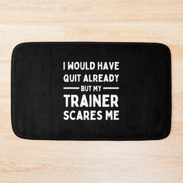 Item preview, Funny Trainer Scares Me Gym Workout Motivation designed and sold by boosnwlovichm.