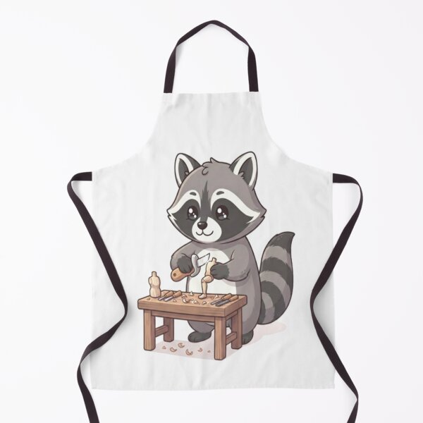 Item preview, Cute Raccoon Whittling Wood Carving designed and sold by Ella_Sketch.