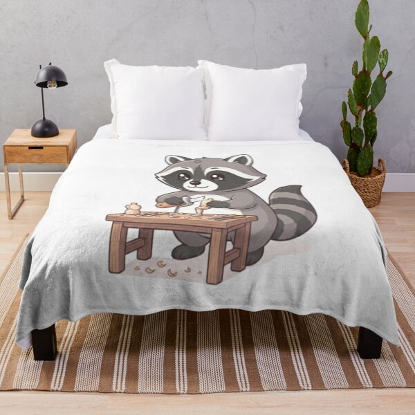Item preview, Cute Raccoon Whittling Wood Carving designed and sold by Ella_Sketch.