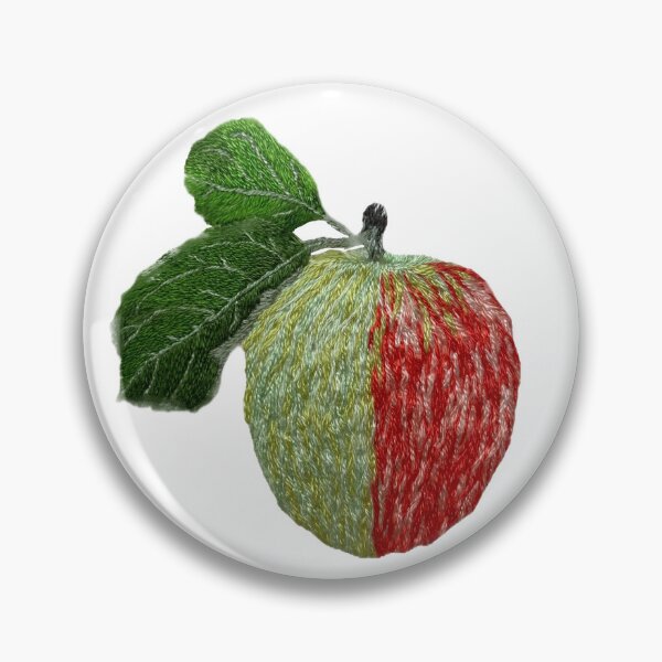 Item preview, Apple- hand embroidered designed and sold by Alsa.handembroidery.