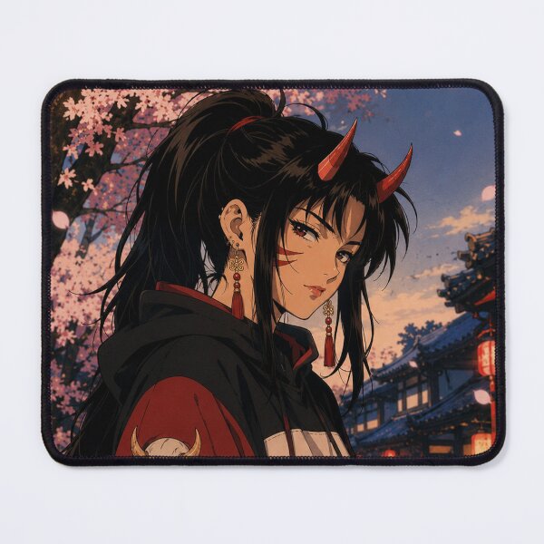 Item preview, Japanese Oni Girl Sakura Night designed and sold by bapupa.