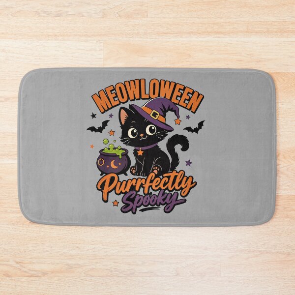 Item preview, Meowloween Black Cat Halloween | Cute Kitten Design designed and sold by MOCH- ART.