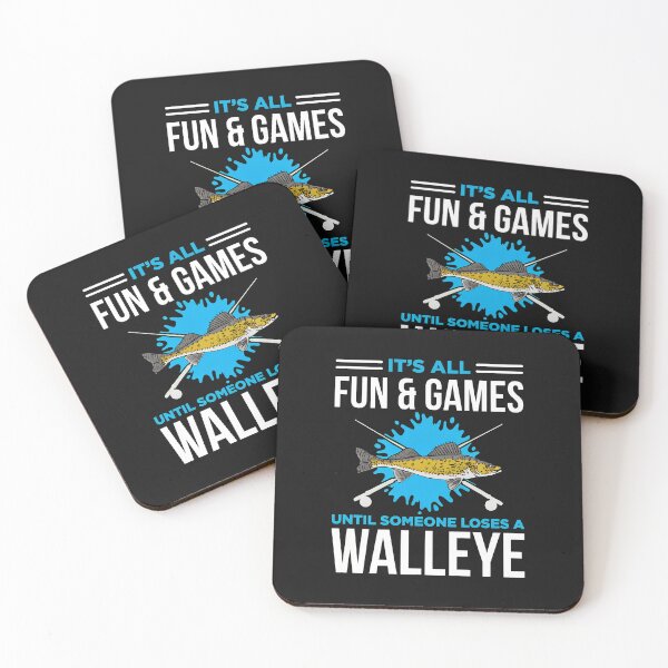 Item preview, Funny Walleye Fishing It's All Fun Games Until... designed and sold by murdyawdiede.