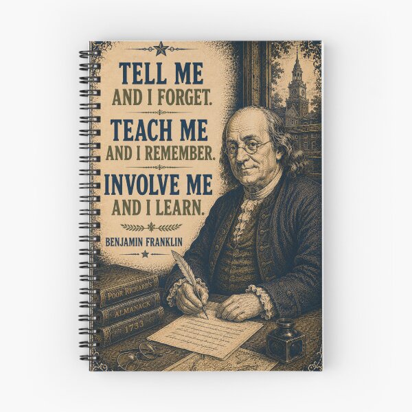 Item preview, Benjamin Franklin Words to live by designed and sold by Kzacreative.
