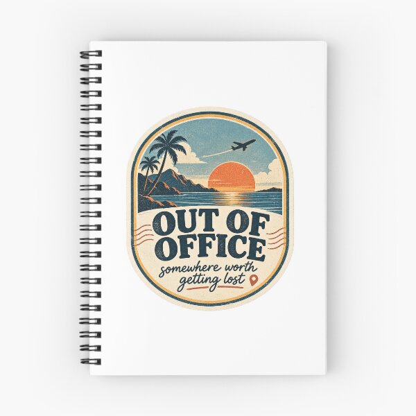 Item preview, Out of Office Vintage Travel Adventure designed and sold by Glottopia.