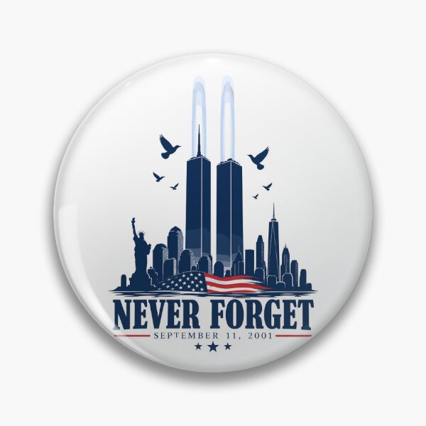 Item preview, Never Forget 9/11 | Twin Towers Memorial | Minimalist Patriotic designed and sold by ZIGLWORKS.
