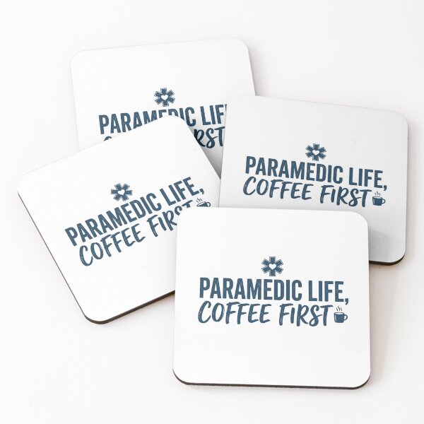 Item preview, Paramedic Life Coffee First Funny EMS EMT First Responder Coffee Quote designed and sold by raedattia.