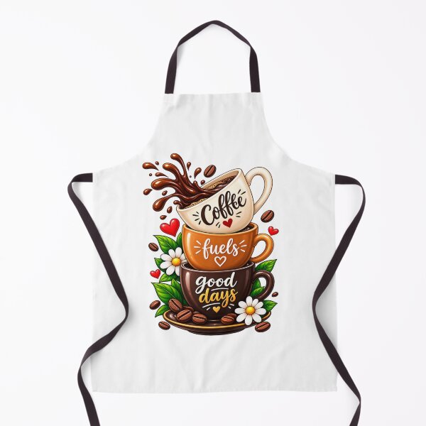 Item preview, Coffee Fuels Good Days – Cute Coffee Lover Illustration designed and sold by Akseries.