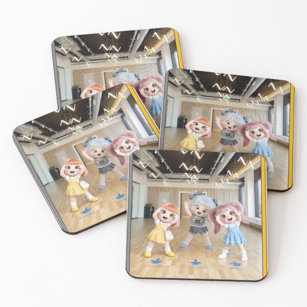Item preview, ​K-Pop Style Chibi Trio Dance Practice designed and sold by Nicole_83.
