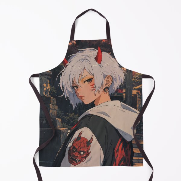 Item preview, Japanese Oni Girl Shrine Twilight designed and sold by bapupa.