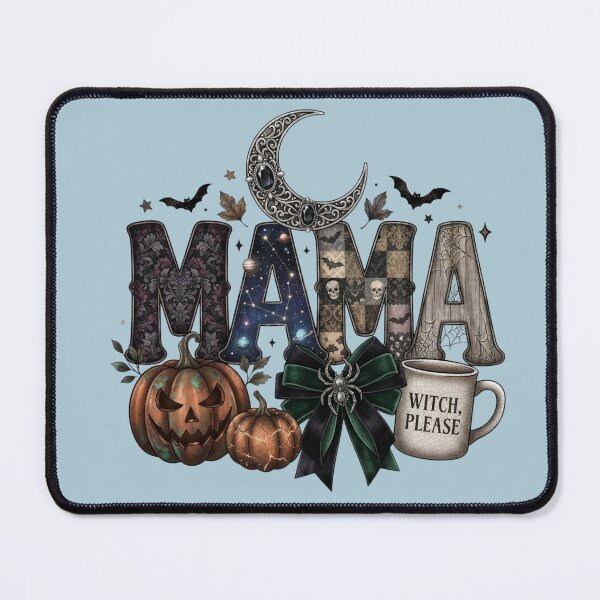 Item preview, Celestial Crescent Moon Galaxy Witch Please Emerald Spider Mama designed and sold by BreezifyDesignStudio.