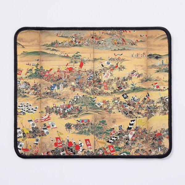 Item preview, Battle of Sekigahara Samurai War Gold Screen Japanese Artwork designed and sold by vekotpu.