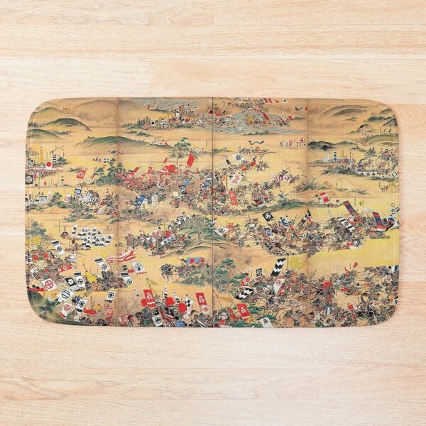 Item preview, Battle of Sekigahara Samurai War Gold Screen Japanese Artwork designed and sold by vekotpu.