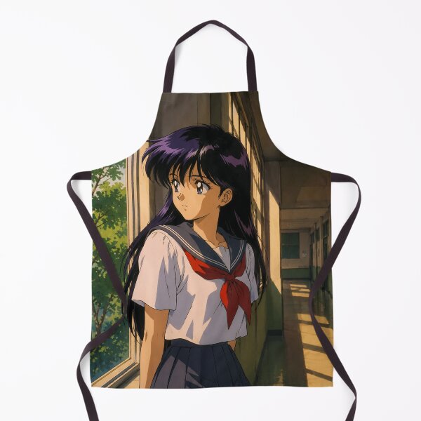 Aperçu de l'œuvre écolière d'anime old school créée et vendue par bapupa.