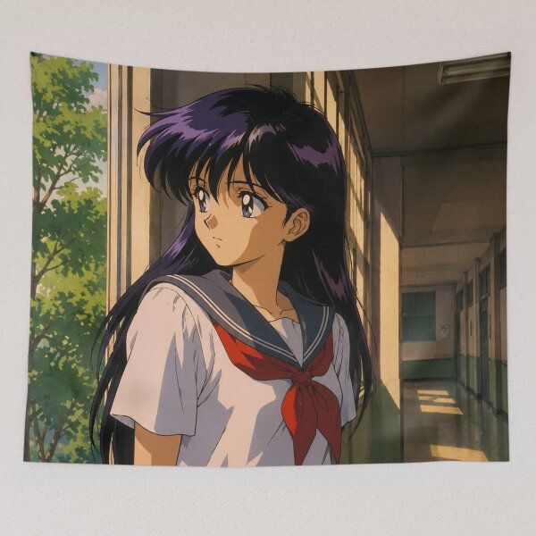 Item preview, Old School Anime Schoolgirl designed and sold by bapupa.