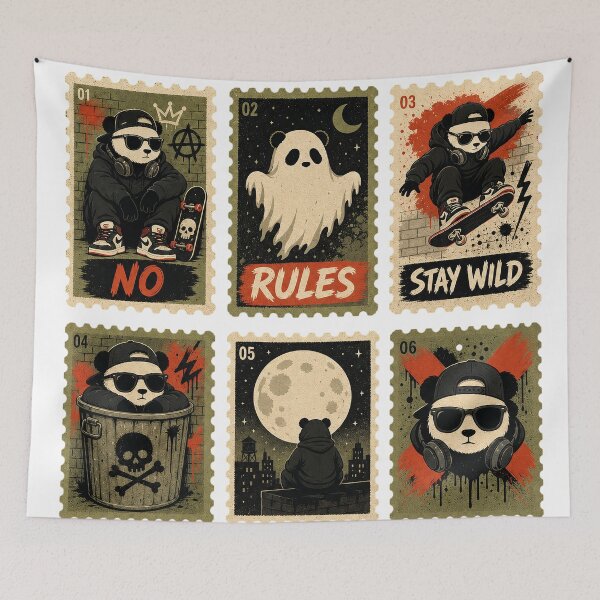 Item preview, Urban Outlaw – Bold Streetwear Rebel Fashion Design designed and sold by BROWNEESHOUSE.