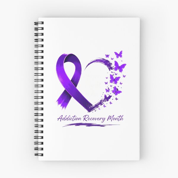 Item preview, Hope Fight Win Butterfly Heart Addiction Recovery Month designed and sold by felixpalette.