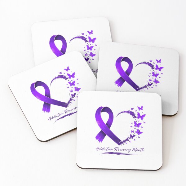 Item preview, Hope Fight Win Butterfly Heart Addiction Recovery Month designed and sold by felixpalette.