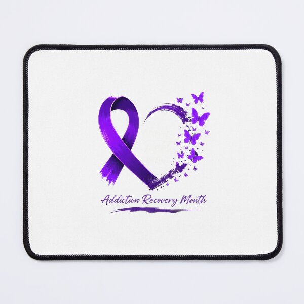 Item preview, Hope Fight Win Butterfly Heart Addiction Recovery Month designed and sold by felixpalette.