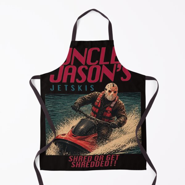Item preview, Jason Voorhees Tshirts Funny Jason Uncle Jason's Jetskis Vintage 80's Horror Movie Ad designed and sold by Hydlaaksmndriss.
