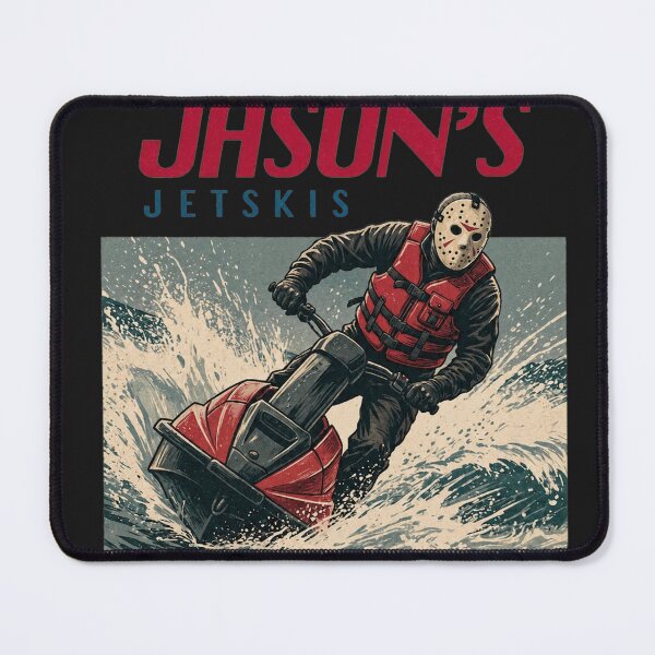Item preview, Jason Voorhees Tshirts Funny Jason Uncle Jason's Jetskis Vintage 80's Horror Movie Ad designed and sold by Hydlaaksmndriss.