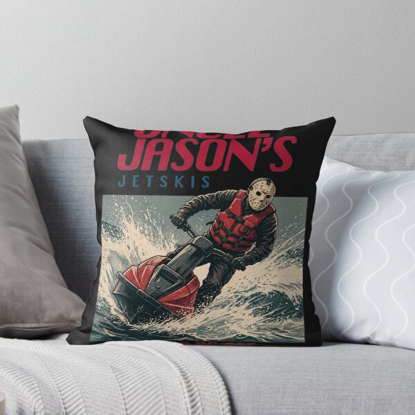 Item preview, Jason Voorhees Tshirts Funny Jason Uncle Jason's Jetskis Vintage 80's Horror Movie Ad designed and sold by Hydlaaksmndriss.