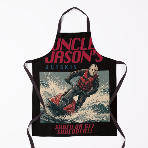 Item preview, Jason Voorhees Tshirts Funny Jason Uncle Jason's Jetskis Vintage 80's Horror Movie Ad designed and sold by Hydlaaksmndriss.