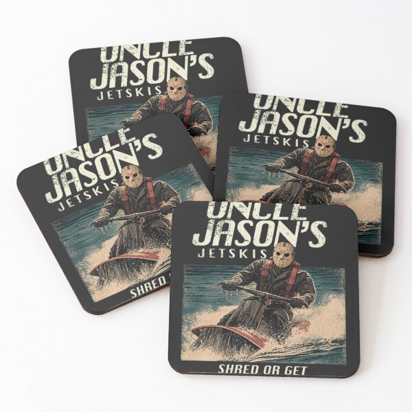 Item preview, Jason Voorhees Tshirts Jason Uncle Jason's Jetskis Vintage 80's Horror Movie Ad designed and sold by Hydlaaksmndriss.