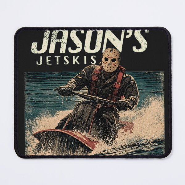 Item preview, Jason Voorhees Tshirts Jason Uncle Jason's Jetskis Vintage 80's Horror Movie Ad designed and sold by Hydlaaksmndriss.