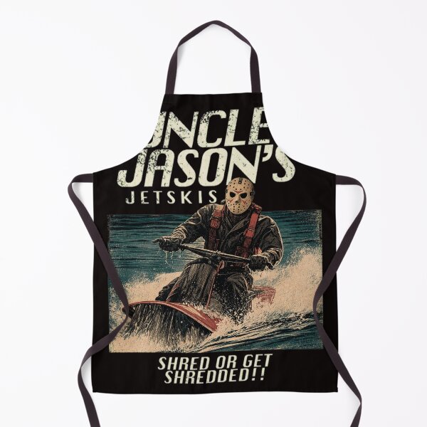 Item preview, Jason Voorhees Tshirts Jason Uncle Jason's Jetskis Vintage 80's Horror Movie Ad designed and sold by Hydlaaksmndriss.