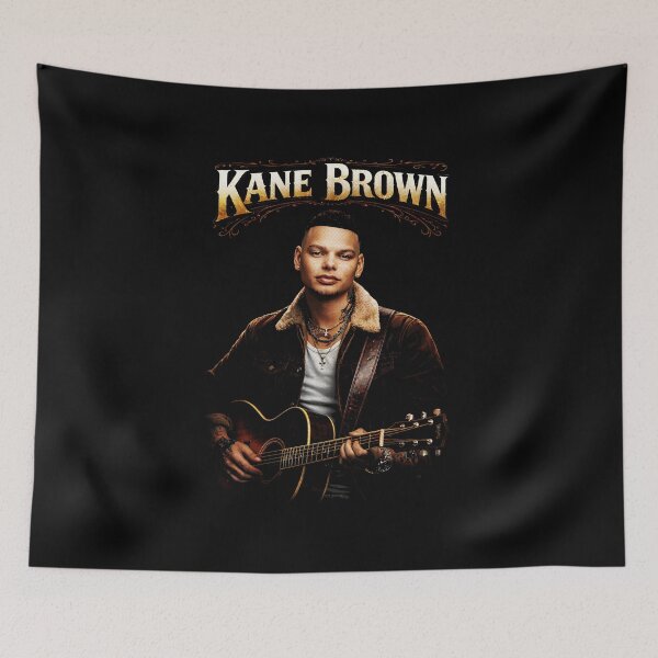 Item preview, Country music of Kane Brown guitarist vintage style t shirt design designed and sold by bilgeoisa.